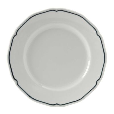 PLATE RND 192MM CHARLE W BLU BAND TUXTON