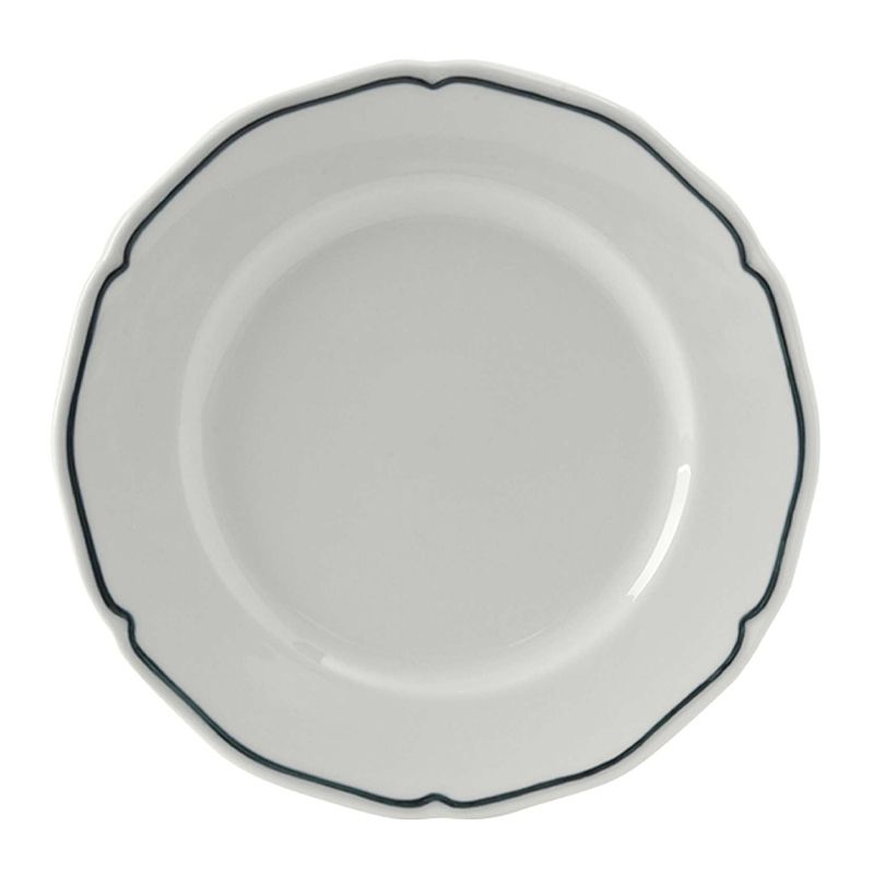 PLATE RND 192MM CHARLE W BLU BAND TUXTON