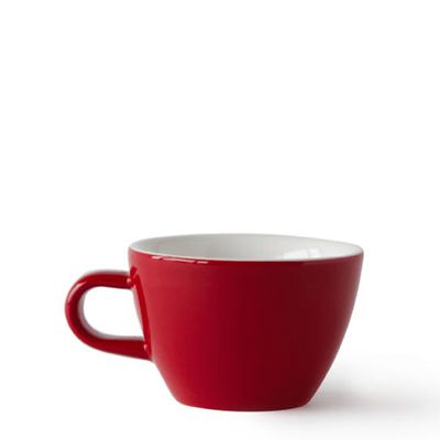 CUP FLAT WHITE 150ML RATA RED, ACME