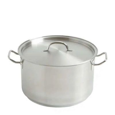 CASSEROLE W/LID 5LT 18/10 DELUXE H/DUTY