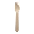 UNBRANDED 160MM WOODEN FORK, BIOPAK