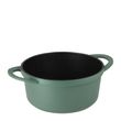 CASSEROLE RND GREEN 24CM, N/S AGILE