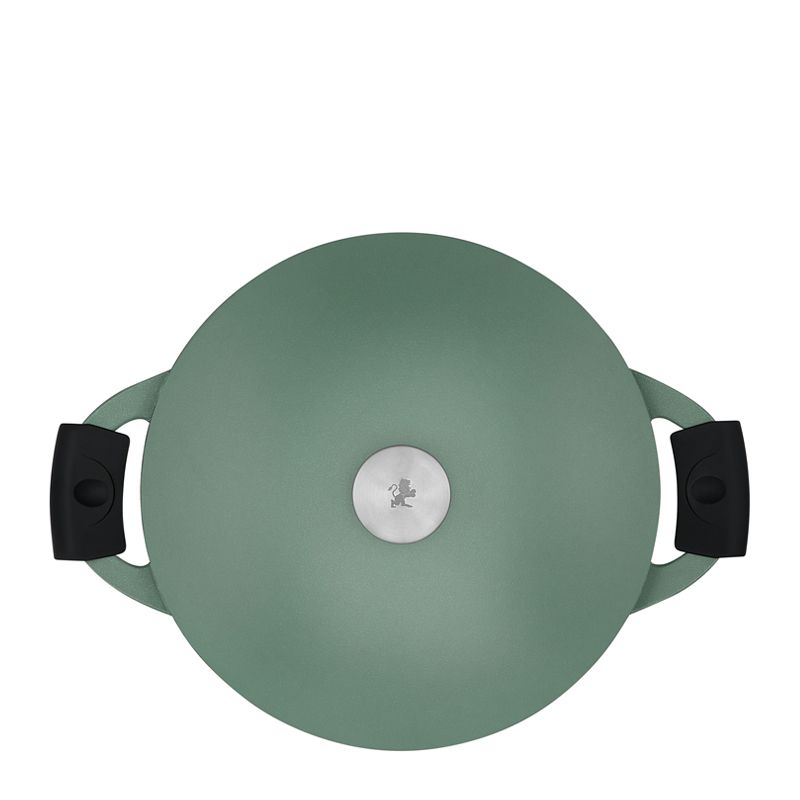 CASSEROLE SHALLOW GREEN 28CM, N/S AGILE