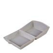 DIVIDED DISH L/GREY 28X14.3X5.8CM, NORI