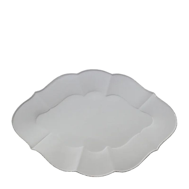 PLATTER OVAL WHITE 35X23X2.5CM, VIENNA