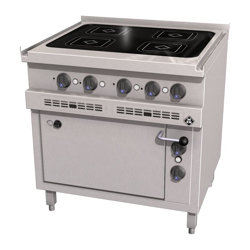 INDUCTION RANGE & OVEN 4-ZONES