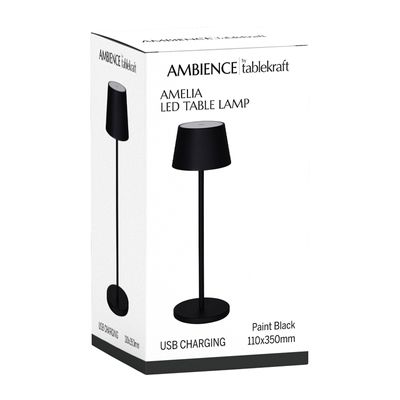 LAMP BLACK 110X350MM, TK AMELIA