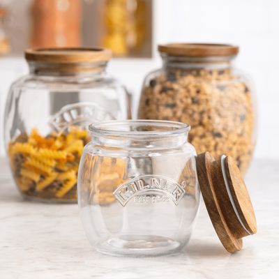 UNIVERSAL JAR WOODEN LID 850ML, KILNER