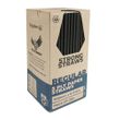 5 PLY PAPER STRAW BLACK 200MM, AUSTRAW