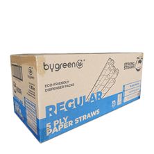 STRAW PAPER 5PLY WHT 200MM, 2200CTN