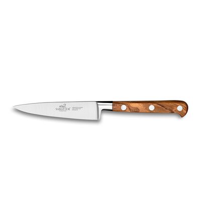 KNIFE PARING 10CM, SABATIER OLIVE WOOD