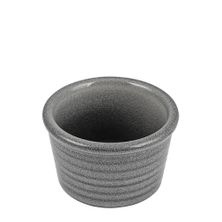 RAMEKIN RIBBED GRAVEL 85MM, ZUMA