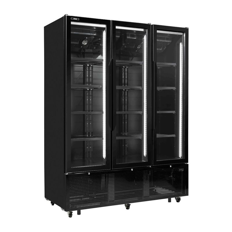 FRIDGE 2 DOOR GLASS 1326L, AUSTRAL