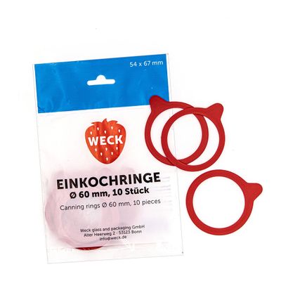 RUBBER WASHER 6CM/PACK10, WECK