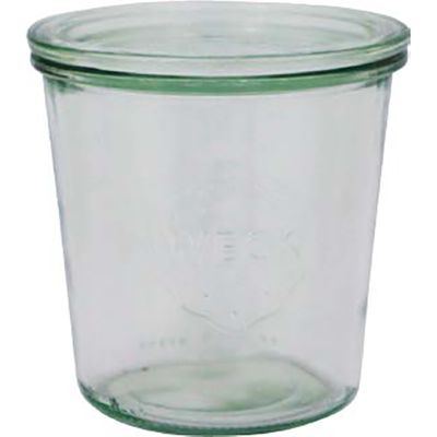 JAR GLASS W/LID 580ML,100X107MM, WECK