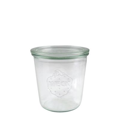 JAR GLASS W/LID 580ML,100X107MM, WECK