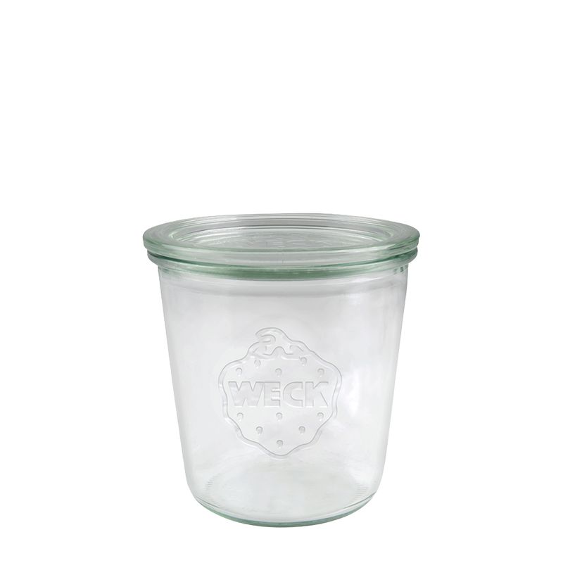 JAR GLASS W/LID 580ML,100X107MM, WECK
