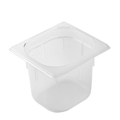 GASTRONORM PAN GN1/6 SIZE 150MM POLYPROP