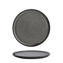 PLATE FLAT GREY 23CM, GEMBROOK