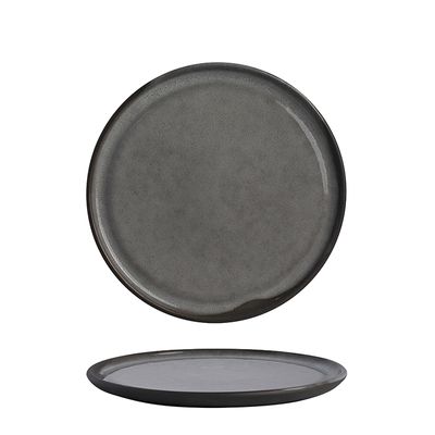 PLATE FLAT GREY 23CM, GEMBROOK