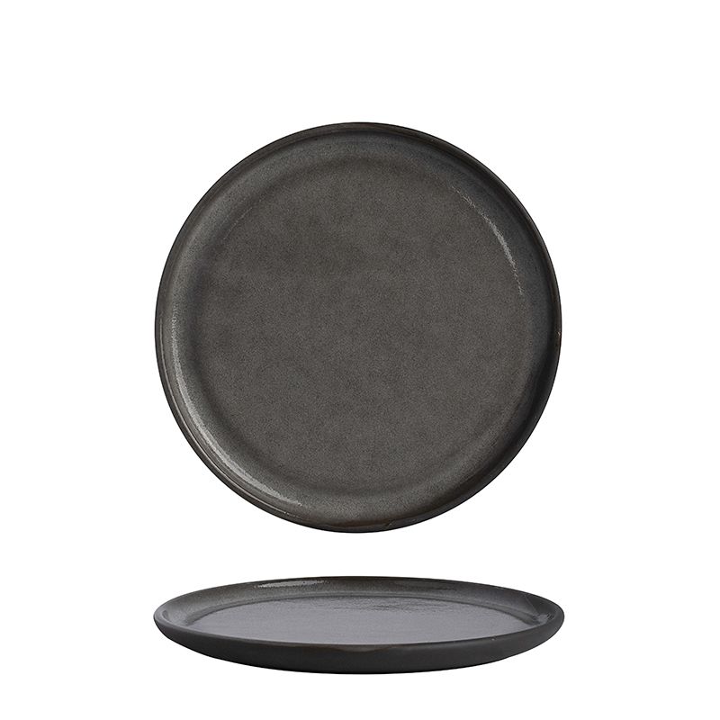 PLATE FLAT GREY 20CM, GEMBROOK