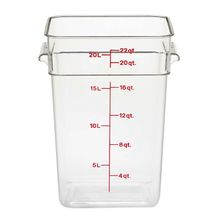 FOOD CONTAINER CLEAR 20.8L, CAMBRO