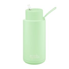 BOTTLE W/STRAW MINT GELATO 1L, F/GREEN