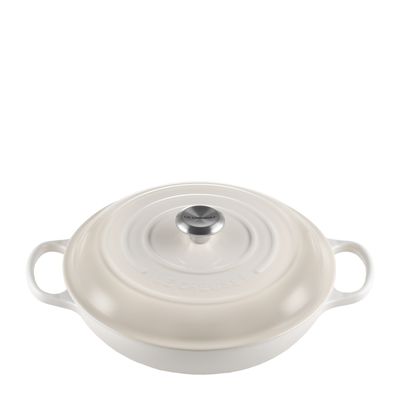 CAST IRON SHALLOW CASSEROLE 30CM/3.2LT, LE CREUSET