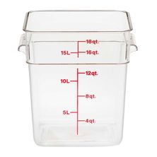 FOOD CONTAINER CLEAR 17.2L, CAMBRO