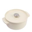 CASSEROLE RND ALMOND 22CM/3.3LT K/AID