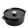 CASSEROLE RND BLACK 26CM/5.2LT K/AID