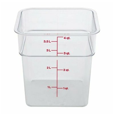 FOOD CONTAINER POLYCARB CLEAR CAMBRO