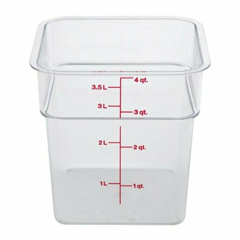 FOOD CONTAINER CLEAR 3.8L, CAMBRO
