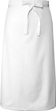 APRON 3/4 WHITE P/COTTON