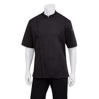 CHEF JACKET BLACK S/SL-S-SPRINGFIELD