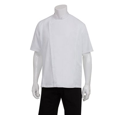 CHEF JACKET WHITE S/SL-XL-SPRINGFIELD