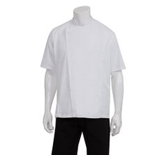 CHEF JACKET WHITE S/SL-XS-SPRINGFIELD