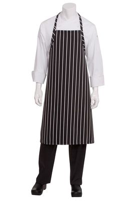 APRON CHALKSTRIPE ADJUSTABLE