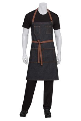 APRON BIB DENIM, MEMPHIS