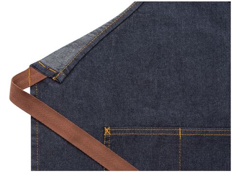 APRON BIB DENIM, MEMPHIS