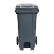 BIN WHEELIE W PEDAL PLASTIC 120L COMPASS