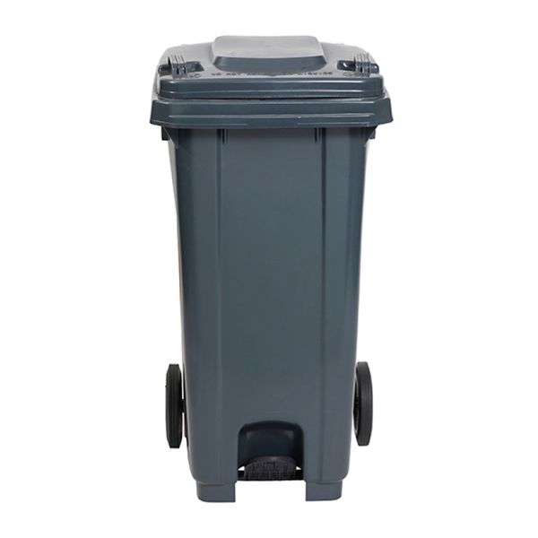 BIN WHEELIE W PEDAL PLASTIC 120L COMPASS