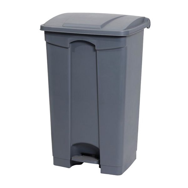 BIN PEDAL GREY PLASTIC 68L, COMPASS