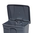 BIN PEDAL GREY PLASTIC 68L, COMPASS