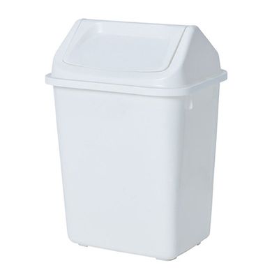 BIN SWING TOP RECT WH PLASTIC 38LCOMPASS