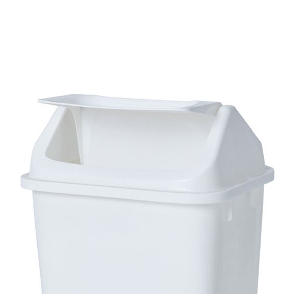 BIN SWING TOP RECT WH PLASTIC 38LCOMPASS