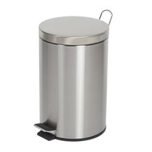 PEDAL BIN STAINLESS STEEL12L COMPASS