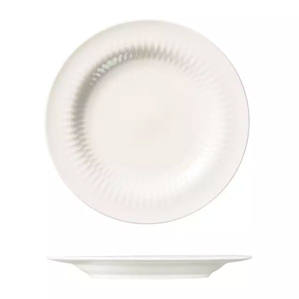 PLATE RND WHITE 210MM, LUZERNE COTTAGE