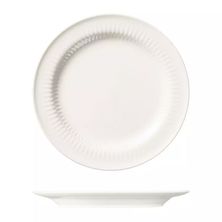 PLATE RND WHITE 230MM, LUZERNE COTTAGE