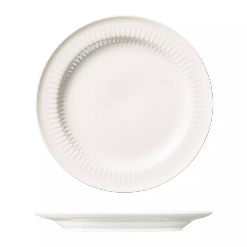 PLATE RND WHITE 300MM, LUZERNE COTTAGE